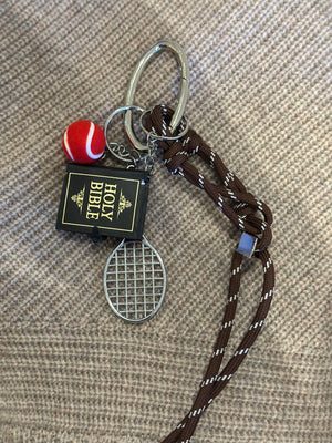 Purse Charm Tennis Bible B