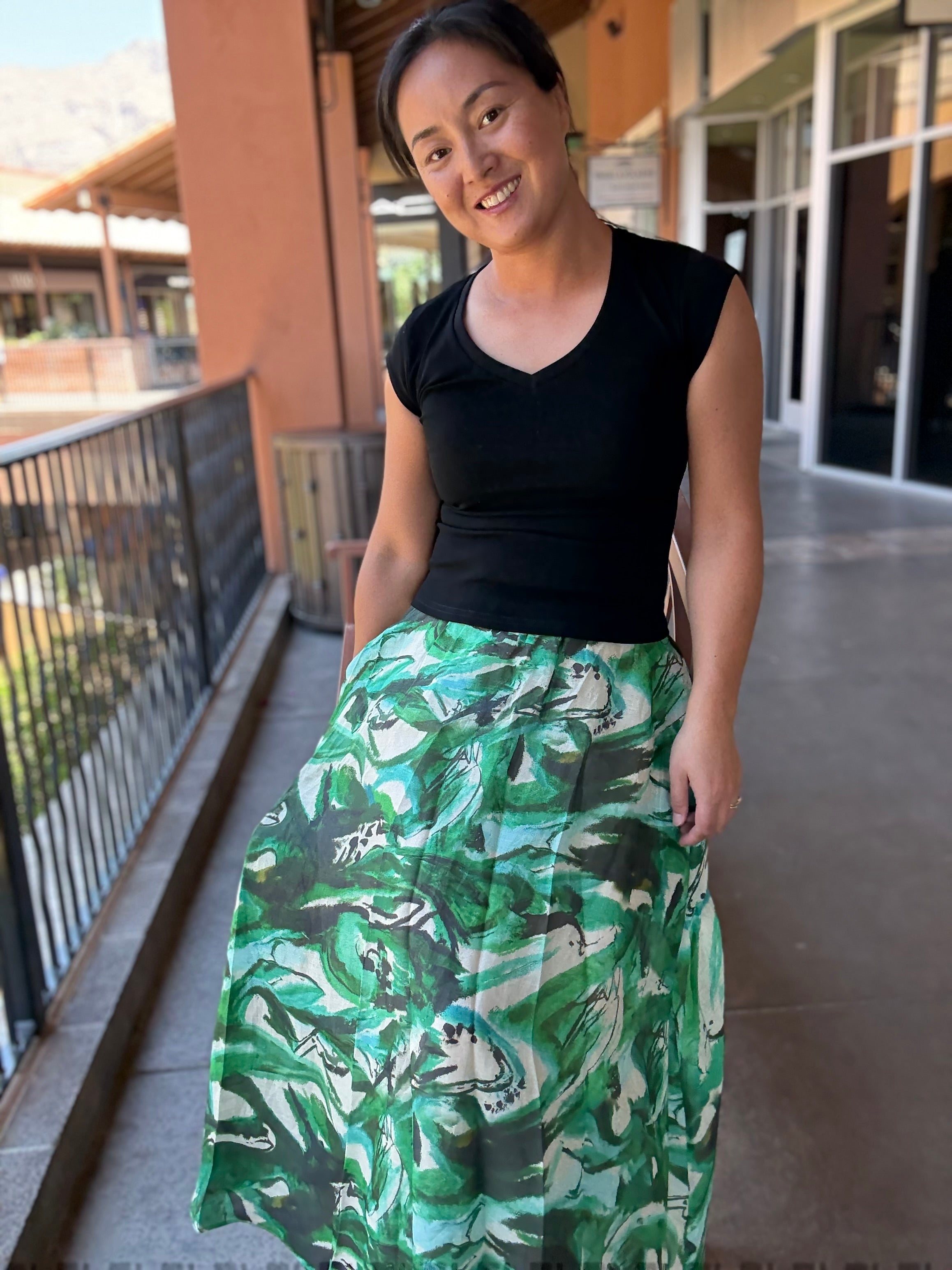 Ramie Water Meadow Skirt