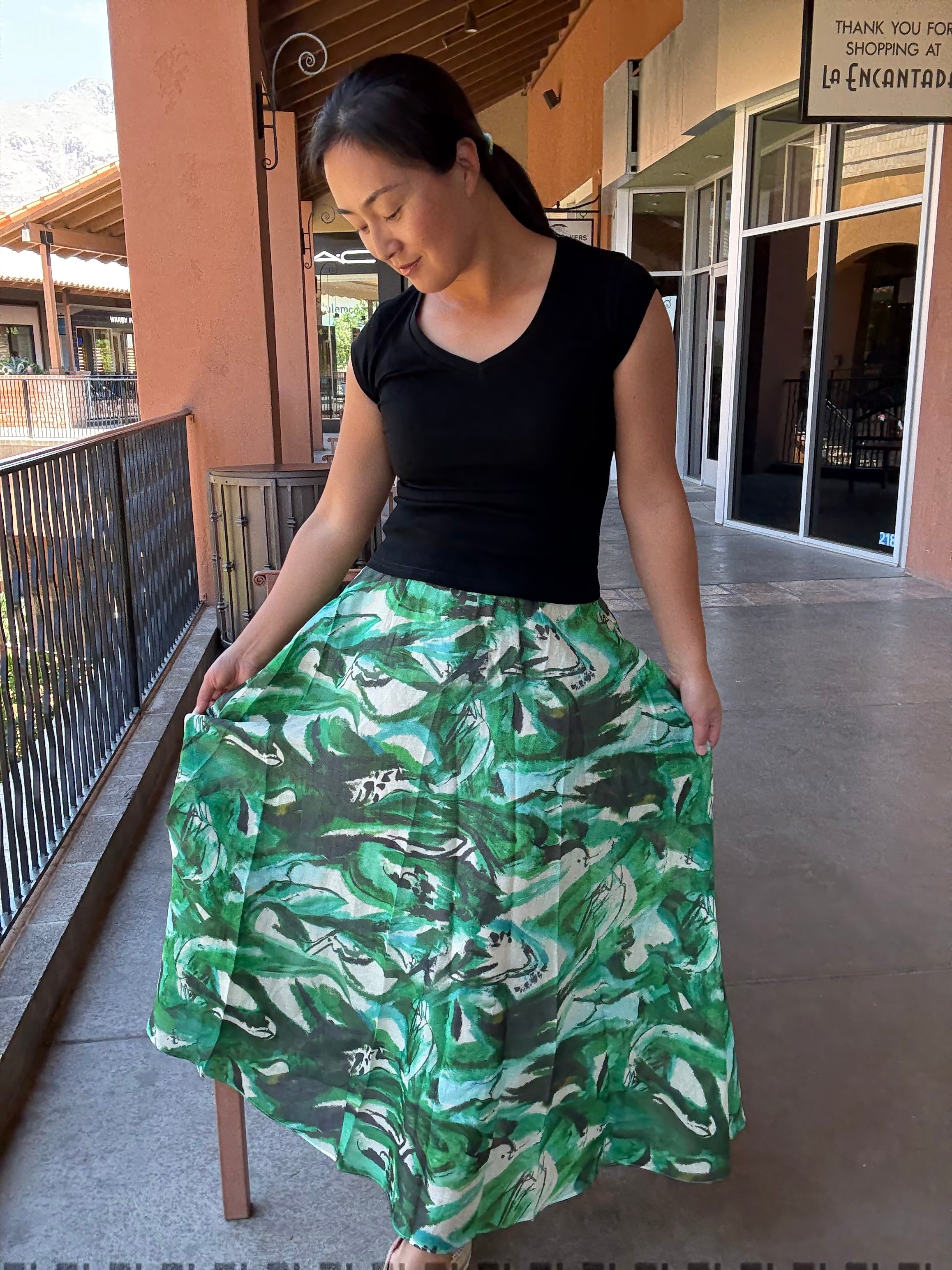 Ramie Water Meadow Skirt