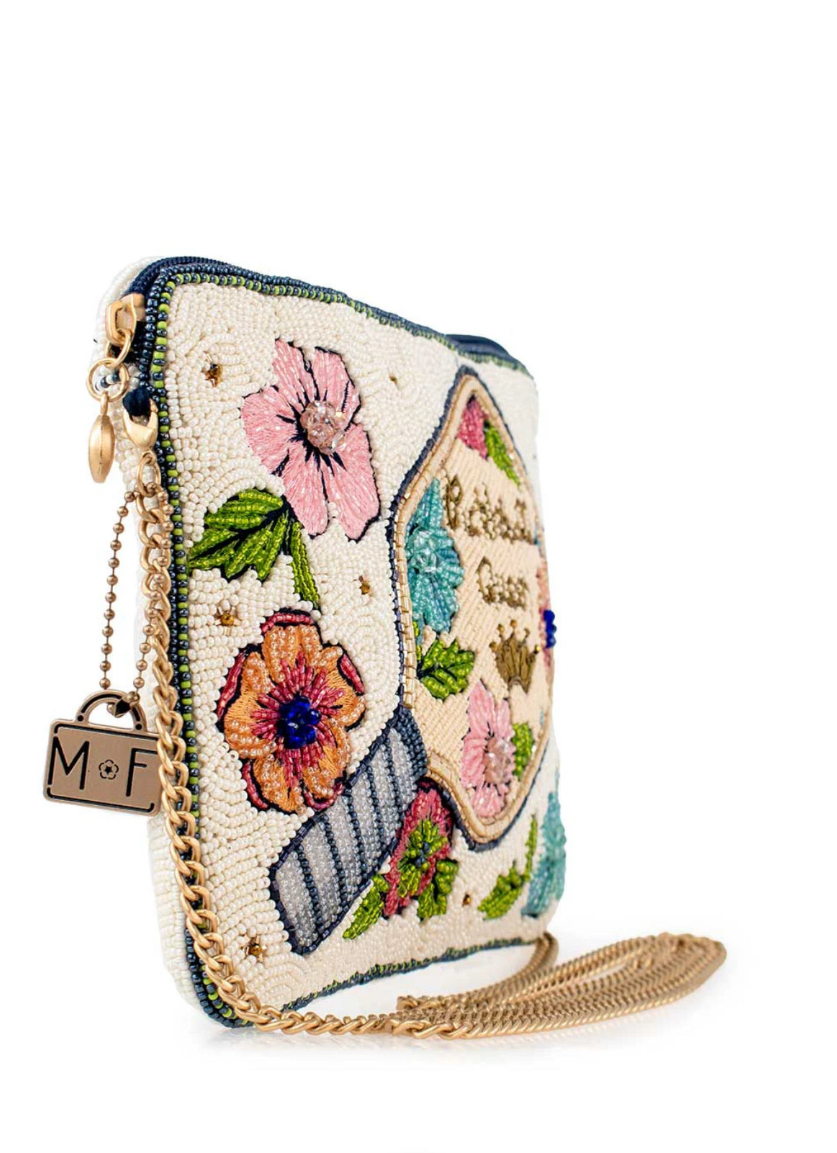Mary Frances Pickle Ball Queen Crossbody