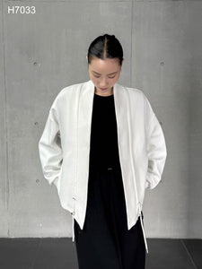 Sculptural Drape Jacket