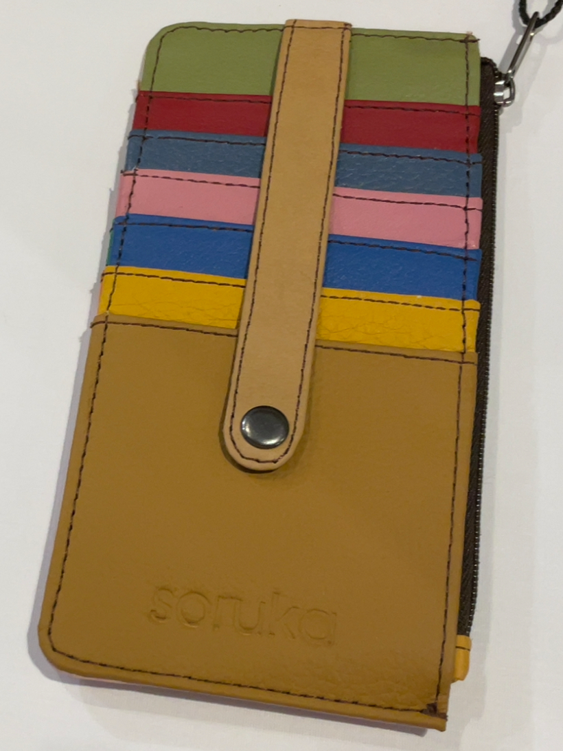 Soruka Cassie Cardholder Pink/Mustard