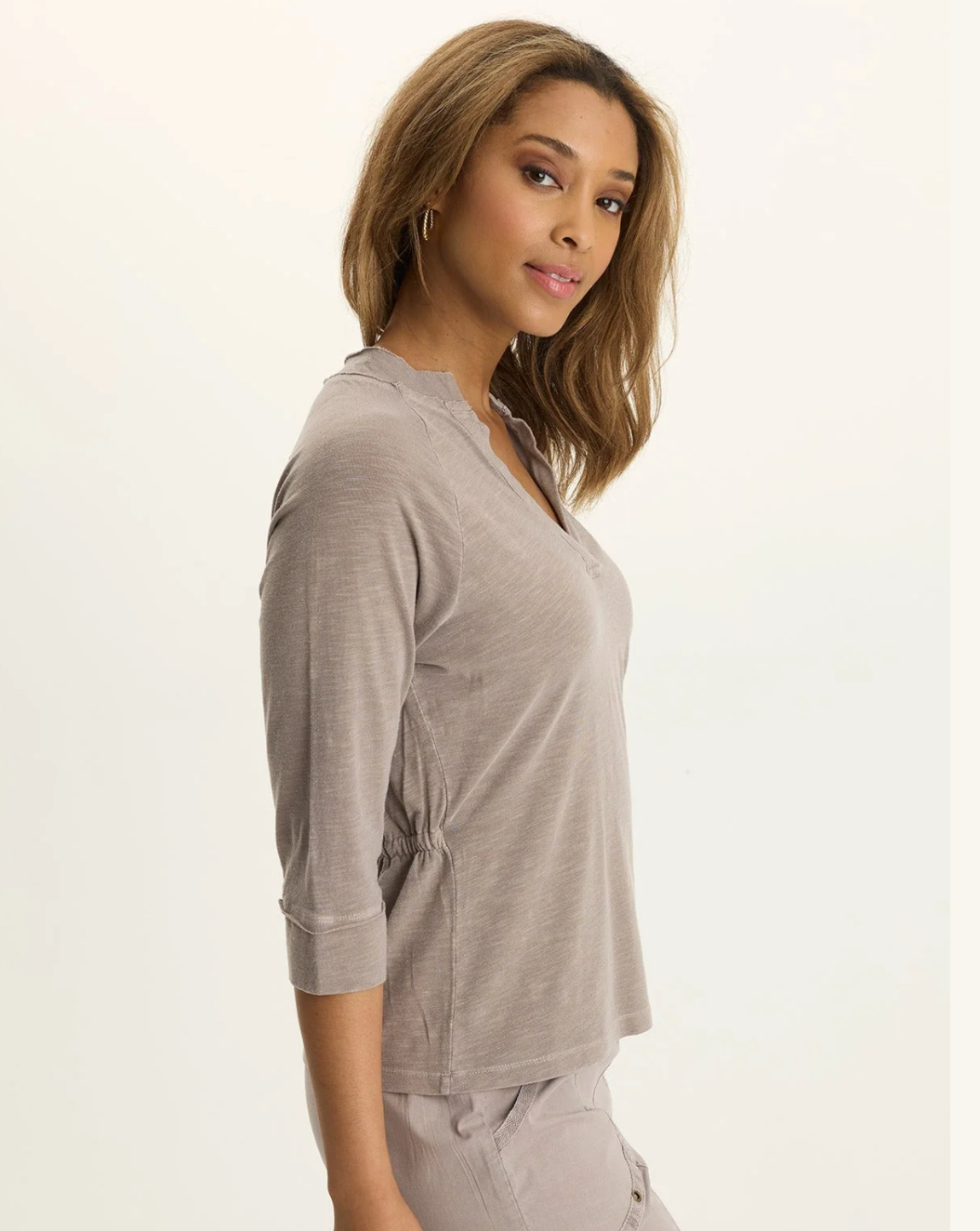 Wearables Angelo Jersey V-Neck Foxglove