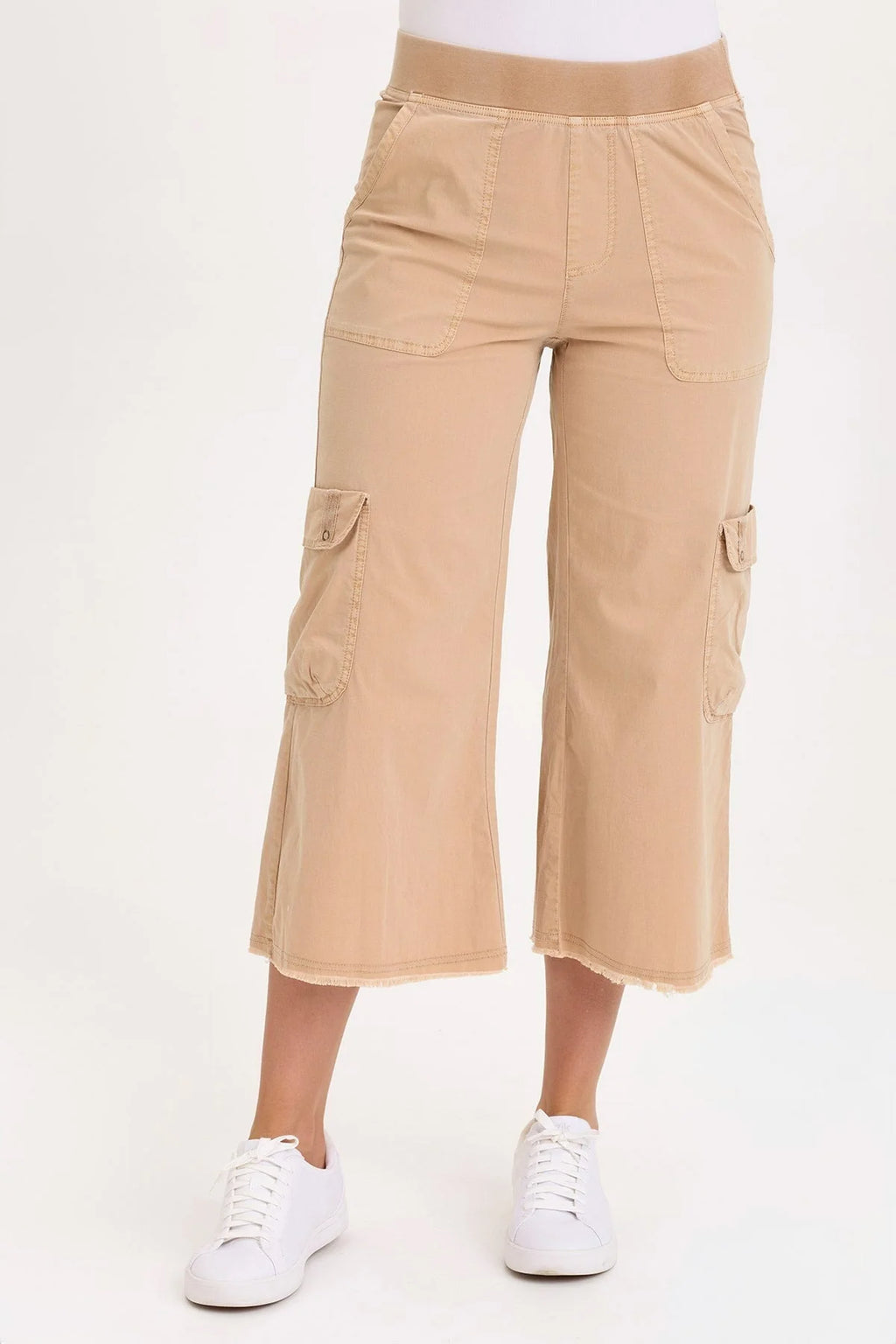 Wearables Femke Stretch Poplin Crop Fireclay