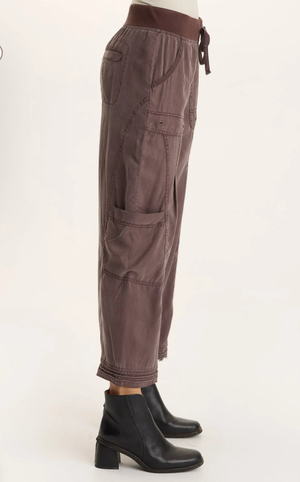 XCVI Tullio Soft Twill Cargo Gaucho Bistro