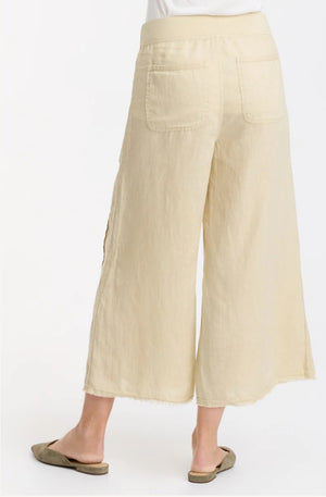 Xcvi Brielle Linen Gaucho Pants Gypsum B