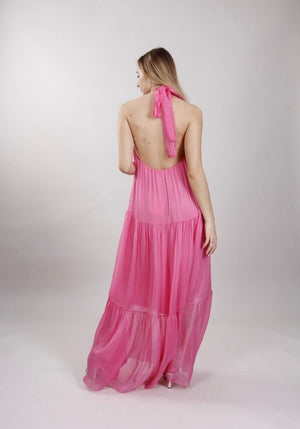 MYOM MAXI SILK DRESS