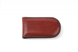 Old Leather Magnetic Money Clip