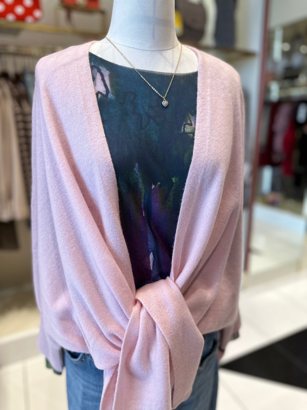 Clutch Fluid Cashmere Cardigan A