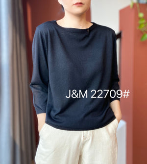 J&M 22709 TOP 50% MODAL, 30% COTTON, 20% POLYSTER