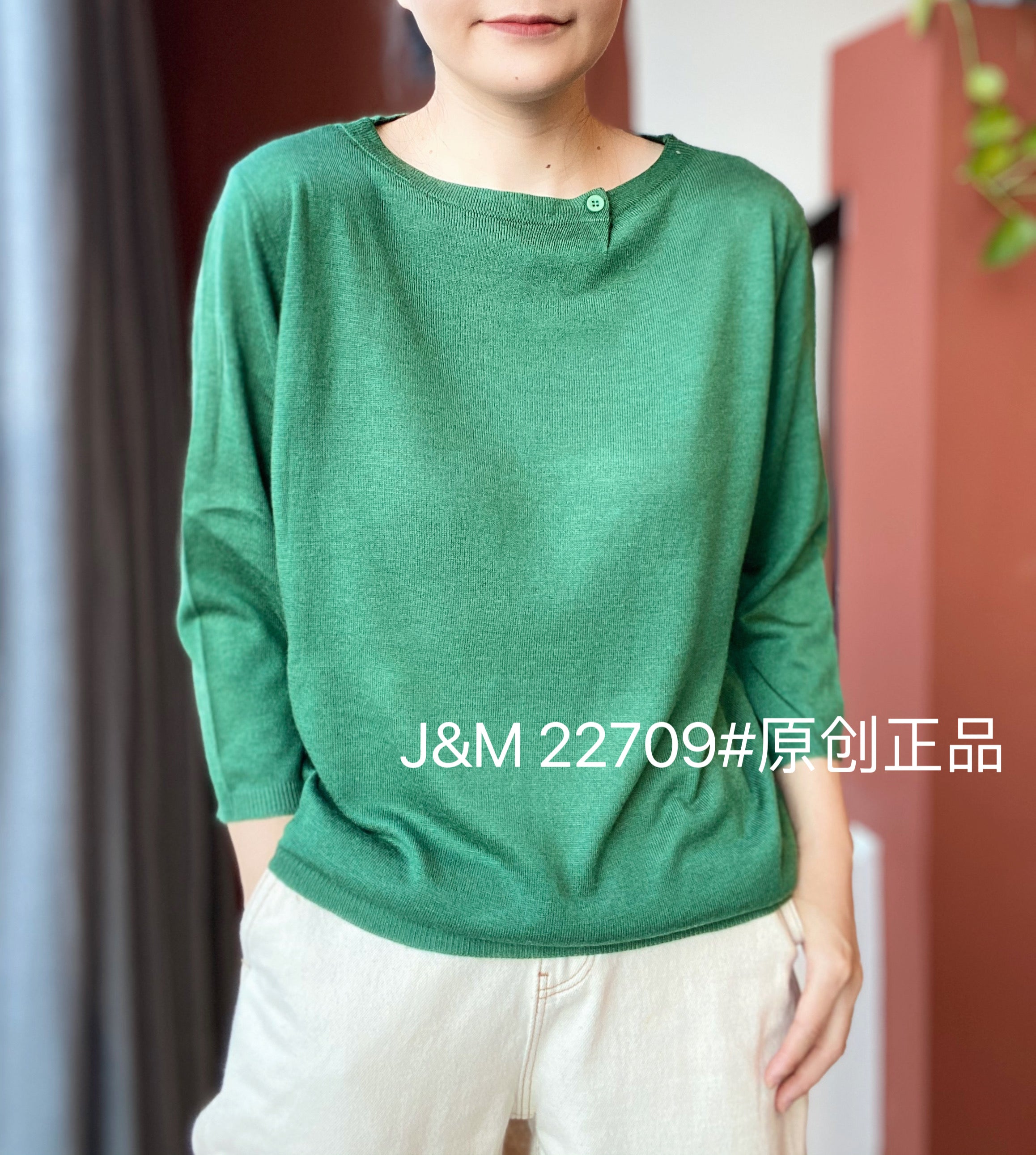 J&M 22709 TOP 50% MODAL, 30% COTTON, 20% POLYSTER