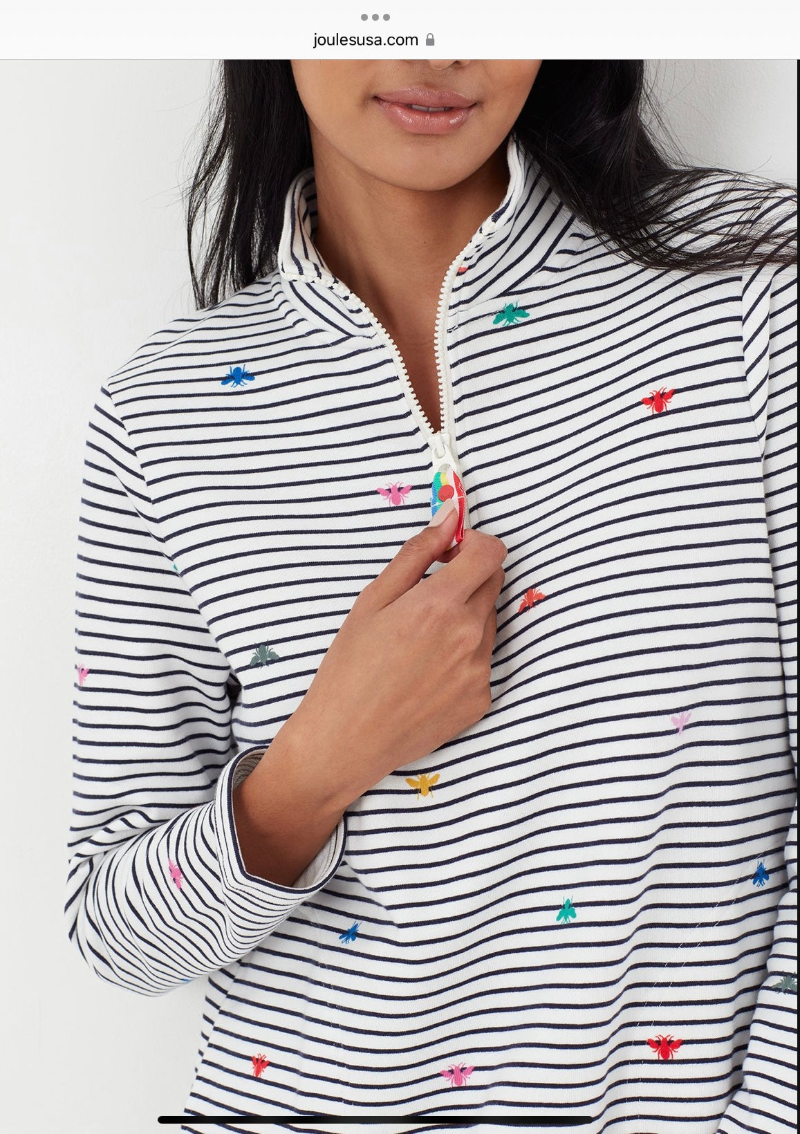 JOUL HALF ZIP SWEATER SHIRT