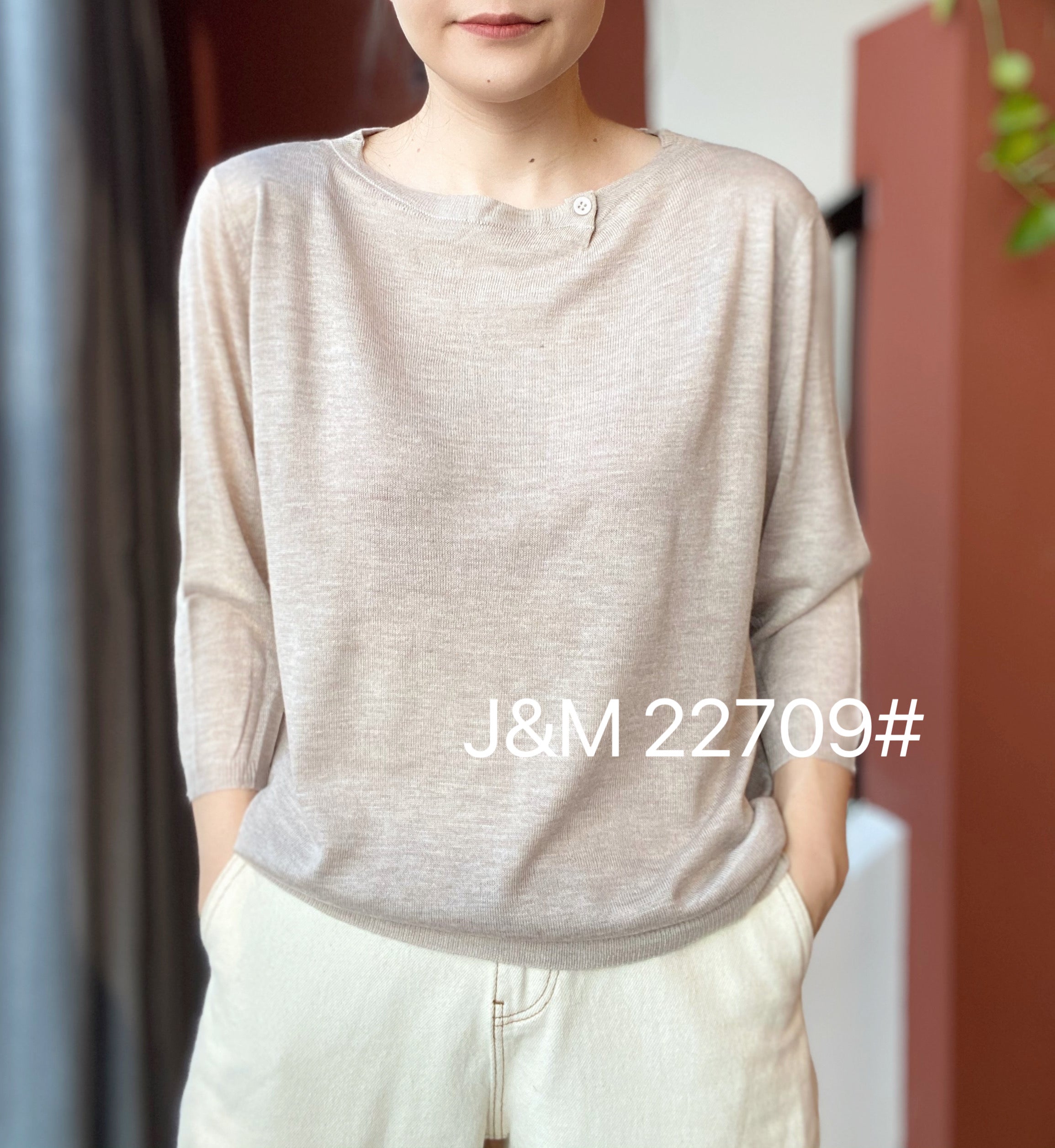 J&M 22709 TOP 50% MODAL, 30% COTTON, 20% POLYSTER