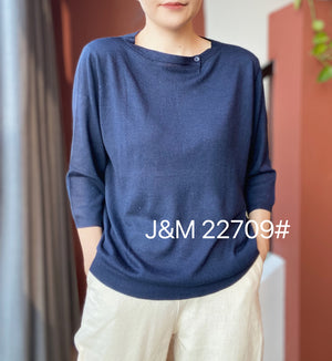 J&M 22709 TOP 50% MODAL, 30% COTTON, 20% POLYSTER
