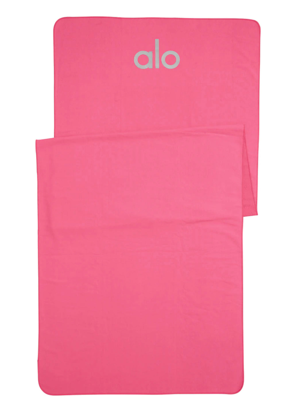 ALO A0029U GROUNDED NO-SLIP MAT TOWEL- HOT PINK