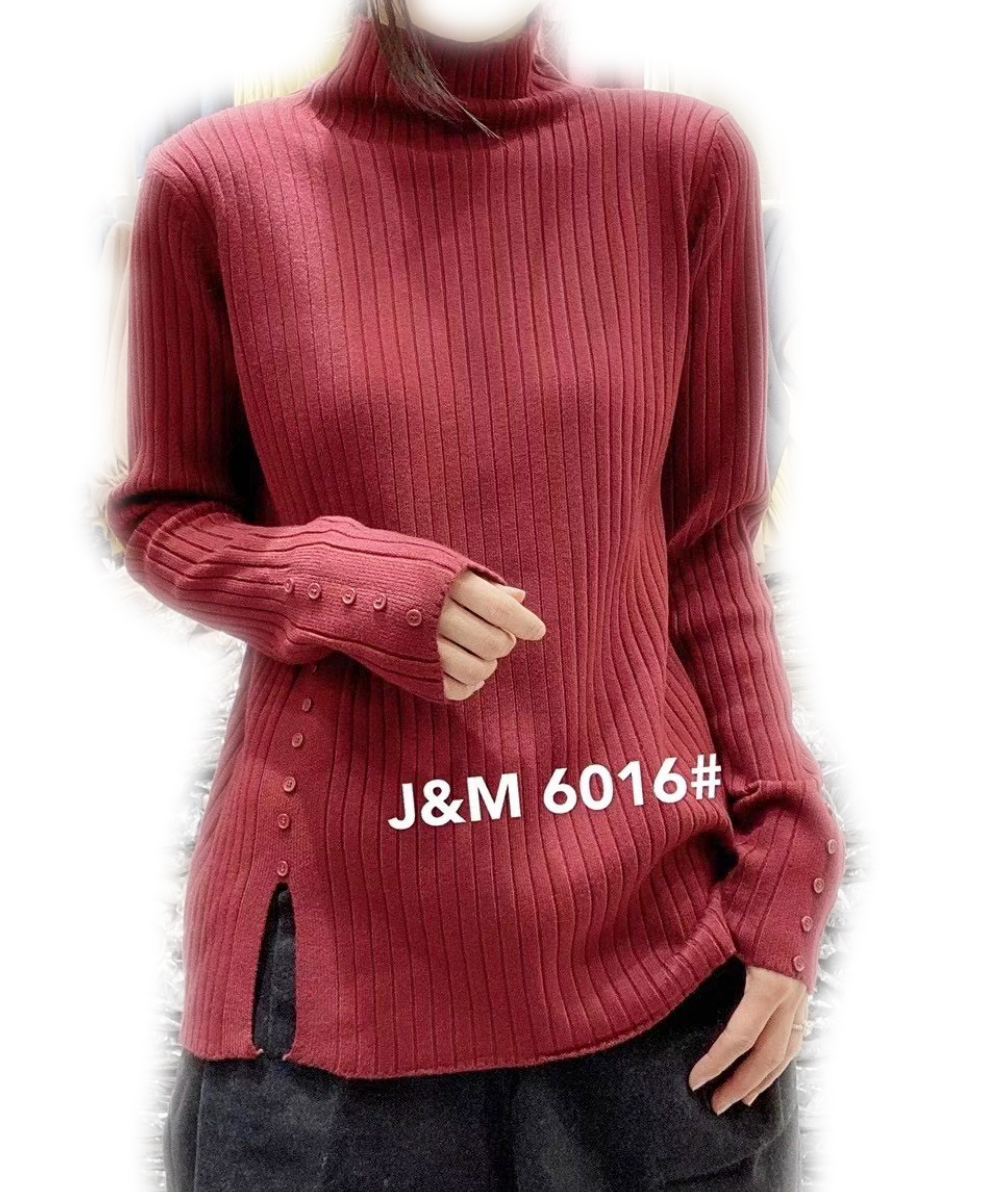 J.M 6016 PULL OVER 50%COTTON, 30%MODAL, 20%POLYESTER