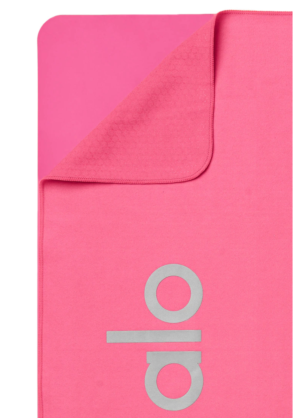 Alo Yoga Grounded No-Slip Mat Towel, Hot Pink, One size : :  Sports & Outdoors