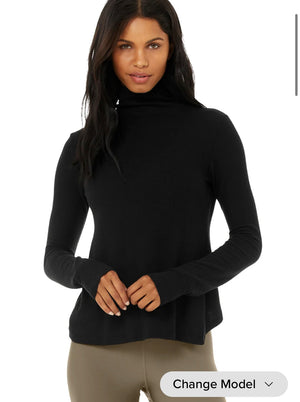 ALO Ribbed Peak Long Sleeve