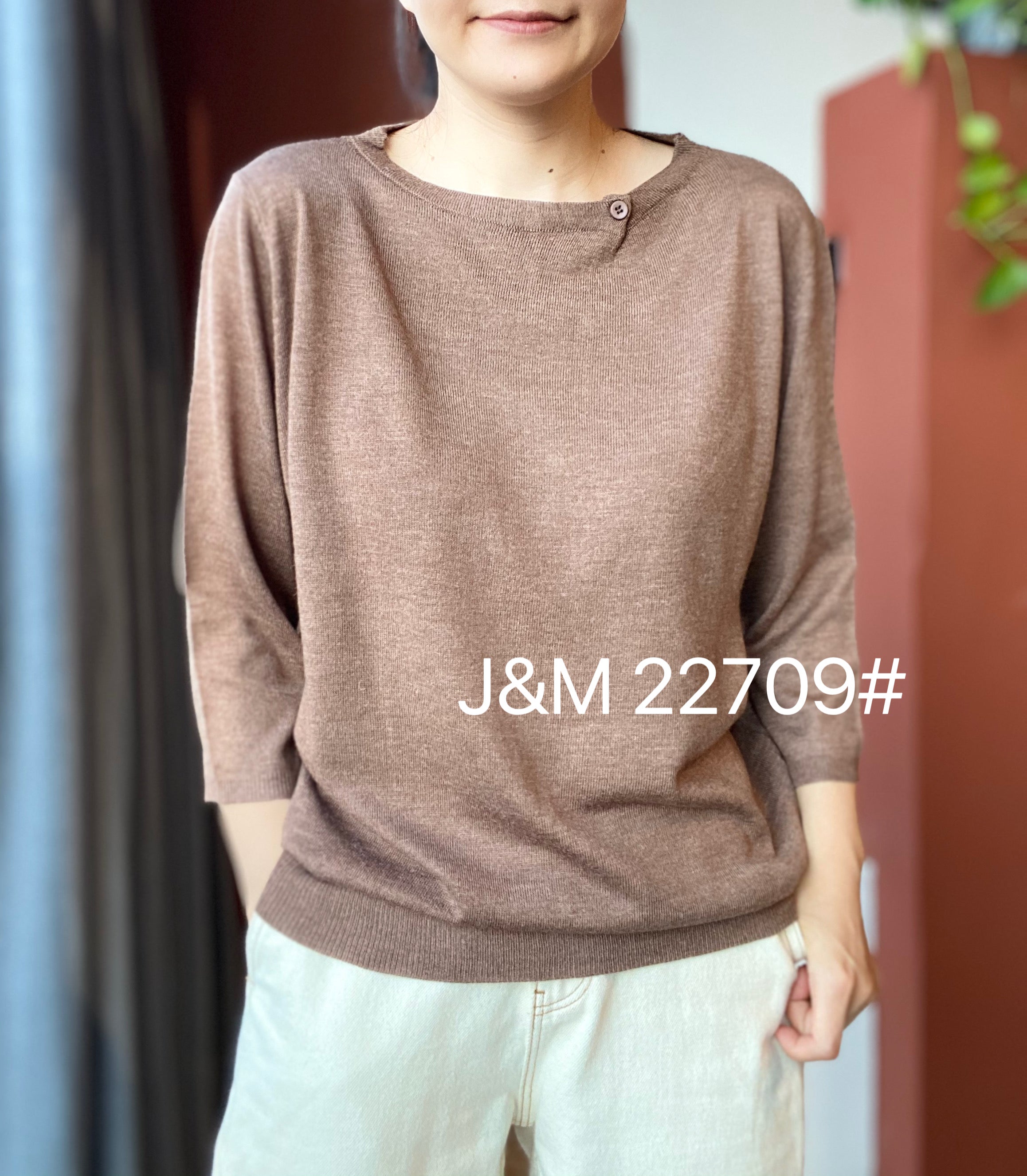 J&M 22709 TOP 50% MODAL, 30% COTTON, 20% POLYSTER